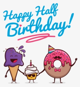 Happy Half Birthday Clipart, HD Png Download, Transparent PNG