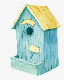 Hand Drawn Bird S Wooden House Png Transparent - Portable Network Graphics, Png Download, Transparent PNG