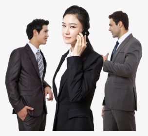Business People Communicate With Phone Png Download - Loan Business Png, Transparent Png, Transparent PNG