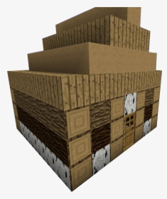 Minecraft House Png - Minecraft Wooden House Png, Transparent Png, Transparent PNG
