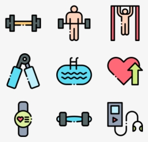 Iconos Gym Png, Transparent Png, Transparent PNG