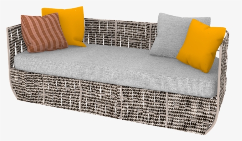 Sofa, 3d, Render, Room, Interior, Furniture, Wood - Couch, HD Png Download, Transparent PNG
