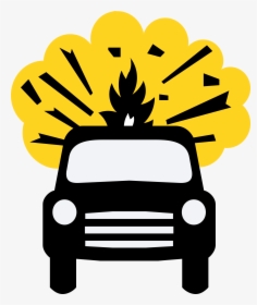 Clipart Car Explosion - Road Signs Uk, HD Png Download, Transparent PNG