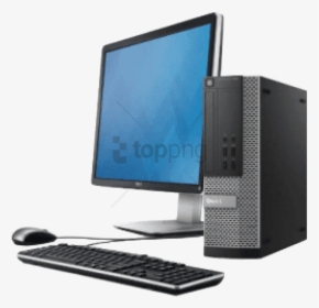 Image With Transparent Background - Dell Desktop Pc Png, Png Download, Transparent PNG