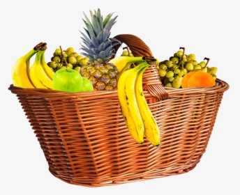 Transparent Fruit Basket Clipart - Fruit Basket Png, Png Download, Transparent PNG