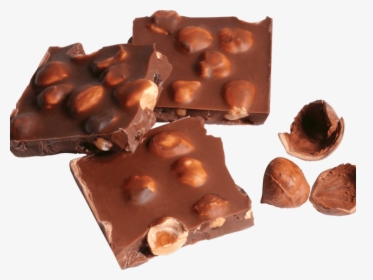 Chocolate Png Transparent Images - Chocolate With Nuts Png, Png Download, Transparent PNG