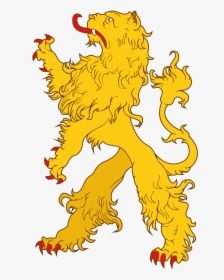 Supporters Coat Of Arms Lion - Lion Coat Of Arms Svg, HD Png Download, Transparent PNG