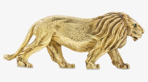 Gold Lion Brooch By Tiffany & Co, HD Png Download, Transparent PNG