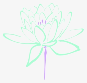 Purple Mint Lotus Svg Clip Arts - Flower, HD Png Download, Transparent PNG