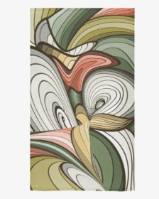Abstract Flowers Custom Towel 16 X28 - Modern Art, HD Png Download, Transparent PNG