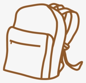 Bag Backpack Clip Art - Transparent Background Backpack Clipart, HD Png Download, Transparent PNG