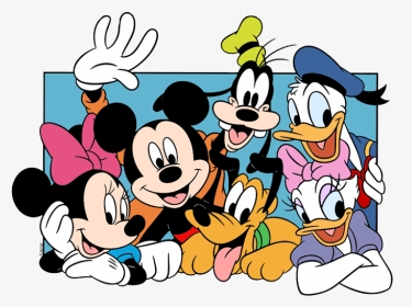 Mickey Mouse And Gang , Transparent Cartoons - Mickey Mouse And Gang, HD Png Download, Transparent PNG
