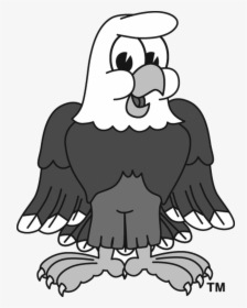 Eagle Cartoon Clipart Free Clip Art Transparent Png - Cartoon Eagle Clipart Black And White, Png Download, Transparent PNG