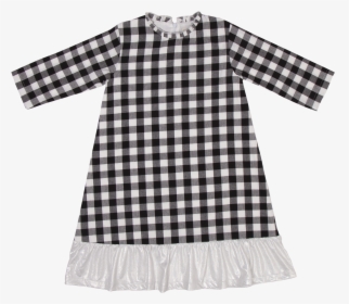 Trendy Plaid Dress Black And White, HD Png Download, Transparent PNG