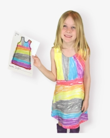 Here S How It Works - Design Your Own Dress For Kids, HD Png Download, Transparent PNG