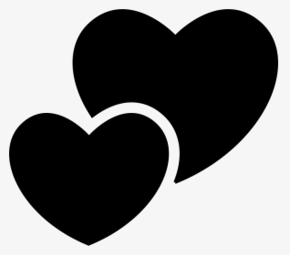 Hearts Couple - Two Heart Icon, HD Png Download, Transparent PNG