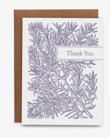 Rosemary Thank You - Paper, HD Png Download, Transparent PNG