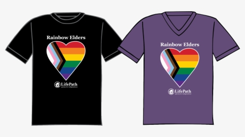 Rainbow Elders T-shirt Designs - Graphic Design, HD Png Download, Transparent PNG