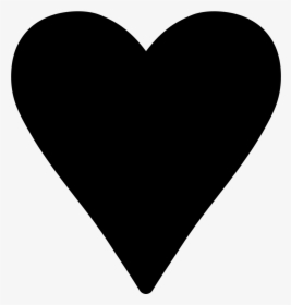 Black Heart Love Symbol - Love Black Png, Transparent Png, Transparent PNG