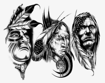 Transparent Native American Symbols Png - Native American Tattoo Designs, Png Download, Transparent PNG