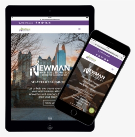 Newman Web Solutions Responsive Design Atlanta - Samsung Galaxy, HD Png Download, Transparent PNG