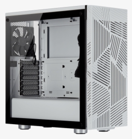 275r Airflow Tempered Glass, No Psu, Atx, White, Mid - Corsair Icue 465x Rgb, HD Png Download, Transparent PNG
