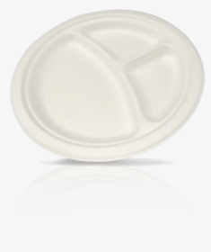 Biodegradable Divided Plate - Plate, HD Png Download, Transparent PNG
