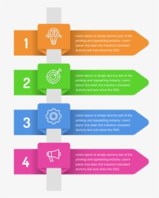 Steps Infographics Creative Colorful - Pasos Del Proceso Creativo, HD Png Download, Transparent PNG