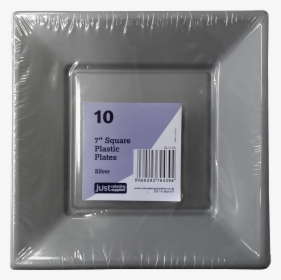 10 X - Plastic Silver Plates, HD Png Download, Transparent PNG