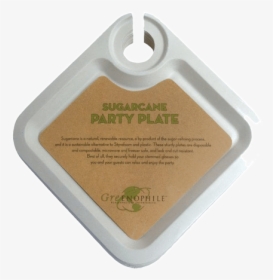 Sugarcane Plates - Label, HD Png Download, Transparent PNG