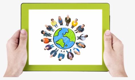 Diverse People On A World, HD Png Download, Transparent PNG