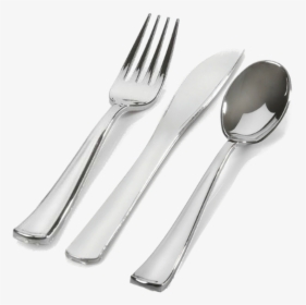 Silver Look Disposable Cutlery, HD Png Download, Transparent PNG