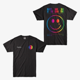 Happy & Sad Smiley Tee - Kacey Musgraves Concert T Shirts, HD Png Download, Transparent PNG