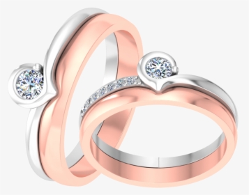 Adorable Couple Rings - Diamond Engagement Ring Designs For Couple, HD Png Download, Transparent PNG
