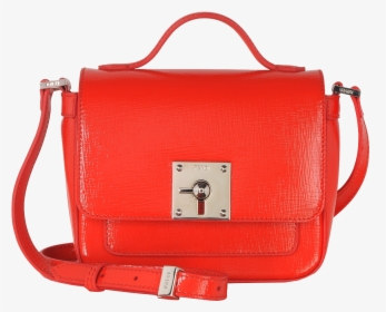 Fendi Bag Bugs Poppy Patent Leather Shoulder Bag - Messenger Bag, HD Png Download, Transparent PNG