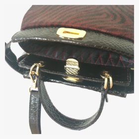 Zebra Animal Print Black Leather Bag - Handbag, HD Png Download, Transparent PNG