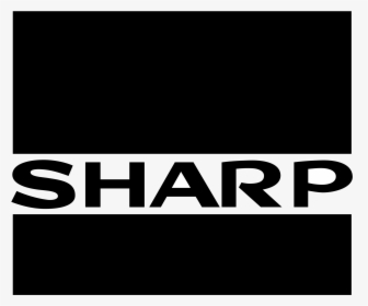 White Sharp Logo Png, Transparent Png, Transparent PNG
