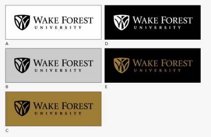 Logo Guidelines One Color - Wake Forest University, HD Png Download, Transparent PNG