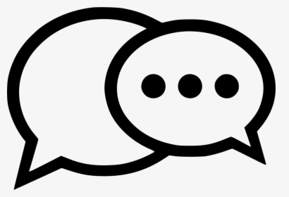 Bubbles Talk Chat Conversation More Wait Comments - Conversation Png Icon, Transparent Png, Transparent PNG