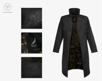 Jensens Coatb Pngadam Jensen Coat Replica - Musterbrand Deus Ex Jacket, Transparent Png, Transparent PNG
