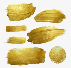 Free Gold Watercolor Brush Png - Gold Watercolor Brush Png, Transparent Png, Transparent PNG