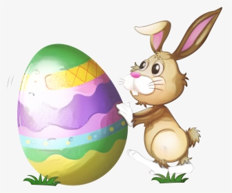 Clip Art Gif Portable Network Graphics Easter Bunny - Oeuf Lapin De Paques, HD Png Download, Transparent PNG