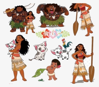 Moana Free Clipart Clip Art On Transparent Png - Moana Characters Clip Art, Png Download, Transparent PNG
