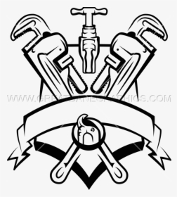 Plumber Clipart Transparent - Plumber Clipart Black And White, HD Png Download, Transparent PNG
