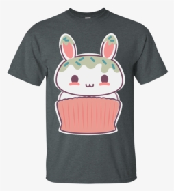 Kawaii Bunny In A Cupcake T Shirt & Hoodie - T-shirt, HD Png Download, Transparent PNG