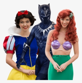 Snowwhite - Blackpanther - Ariel - Cosplay, HD Png Download, Transparent PNG