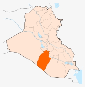 File Al Najaf Map - محافظة النجف الاشرف على الخريطه, HD Png Download, Transparent PNG