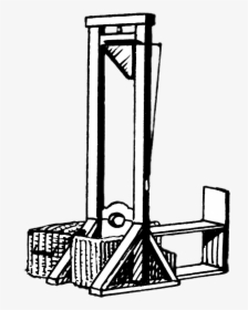Guillotine Illustration - French Revolution Guillotine Drawing, HD Png Download, Transparent PNG