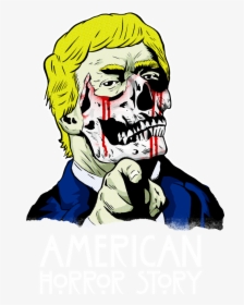 498 170120 092941 Donald Trump American Horror Story - Illustration, HD Png Download, Transparent PNG