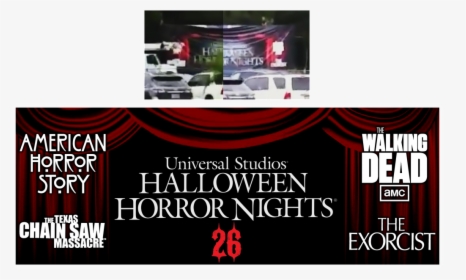 Billboard - Halloween Horror Nights 26 House Lineup, HD Png Download, Transparent PNG